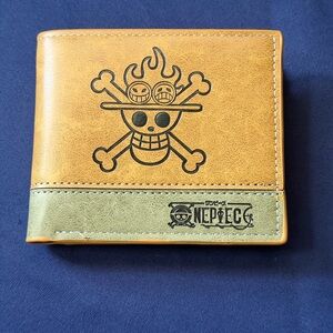 One Piece Portgas D Ace high quality imitation leather anime wallet